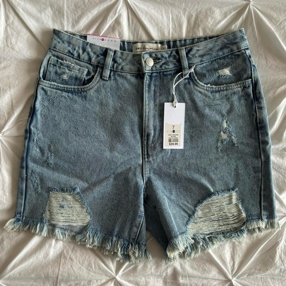 brand new urban planet distressed denim shorts